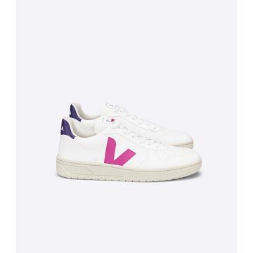 Veja V-10 CWL Tenisky Damske White/Purple | SK 655ILH